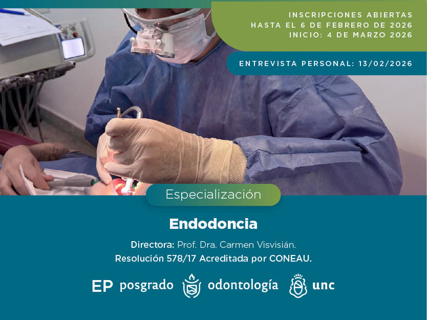 Carrera de Especialización en Endodoncia