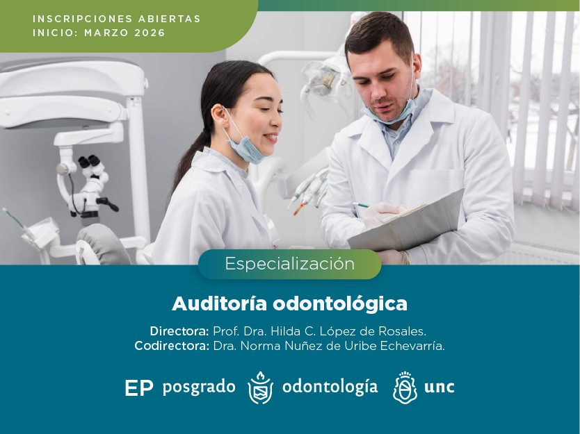 Carrera de Especialización Auditoría Odontológica