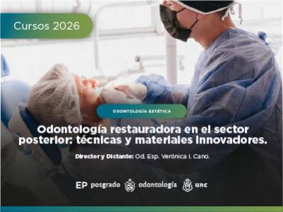 Odontología restauradora en el sector posterior: técnicas y materiales innovadores. 2026.
