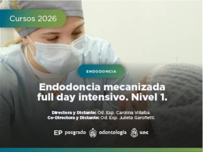 Endodoncia Mecanizada Full Day Intensivo. Nivel 1. 2026.
