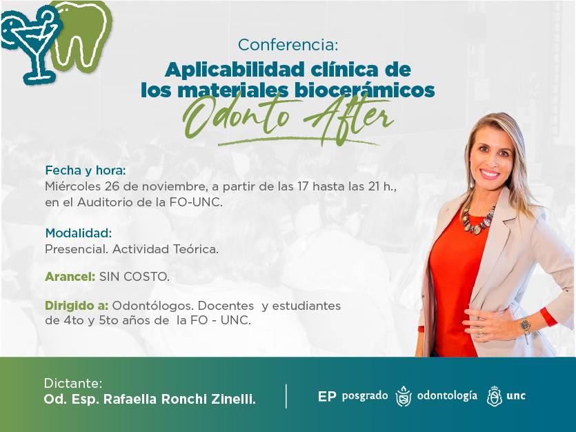 Conferencia: Aplicabilidad clínica de los materiales biocerámicos.