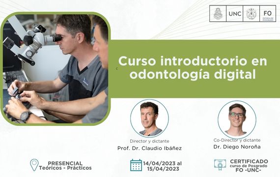 Curso introductorio en odontología digital.2023