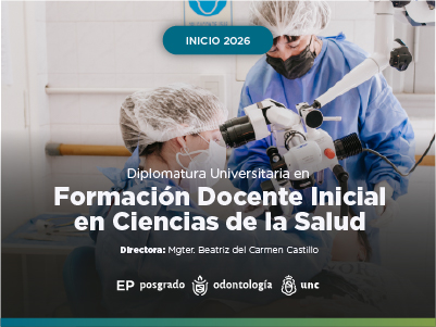 Diplomatura Universitaria en Estudios Avanzados en Formación Docente Inicial en Ciencias de la Salud. 2026.