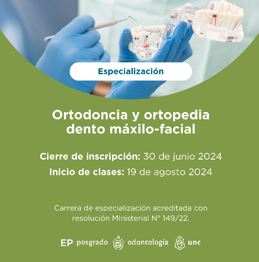 Especialización: Ortodoncia  y  ortopedia dento máxilo-facial.
