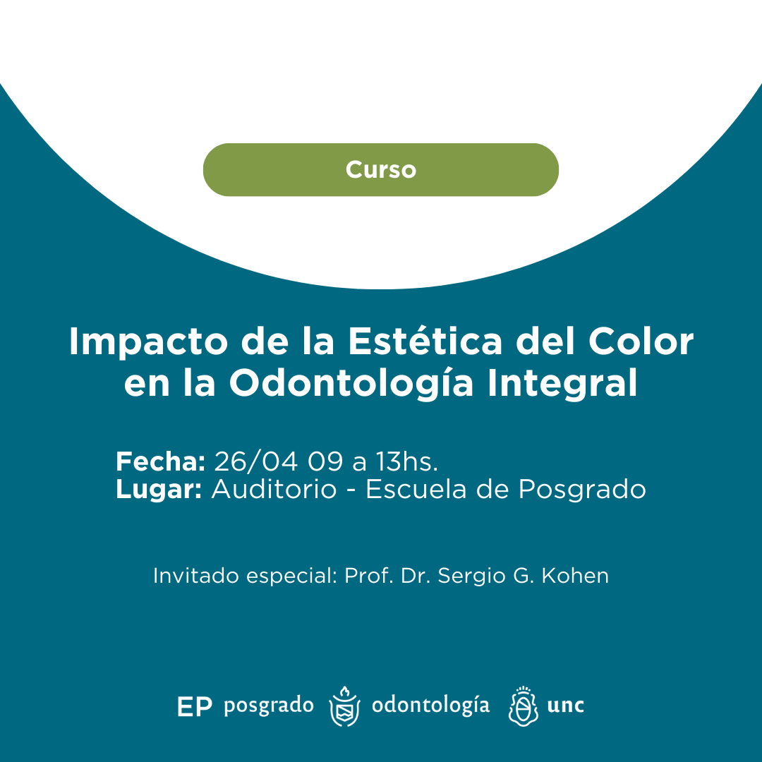 Curso: Impacto de la Estética del Color en la Odontología Integral. Año 2024.