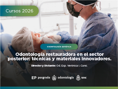 Odontología restauradora en el sector posterior: técnicas y materiales innovadores. 2026.