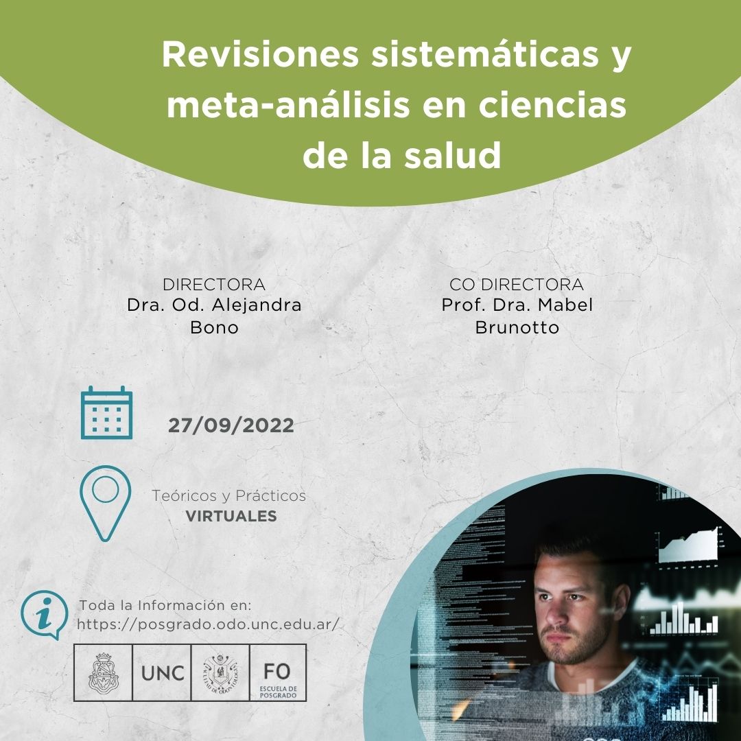 Revisiones sistemáticas y meta-análisis en ciencias de la salud.